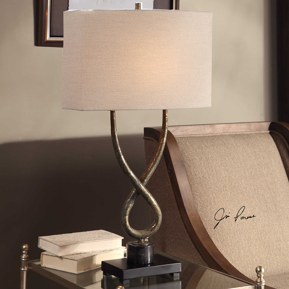 Talema Table Lamp Aged Silver - 27811-1