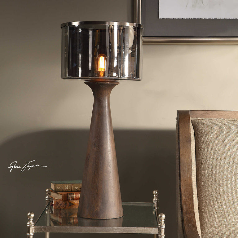 Fernando Table Lamp Rustic Walnut - 27842-1