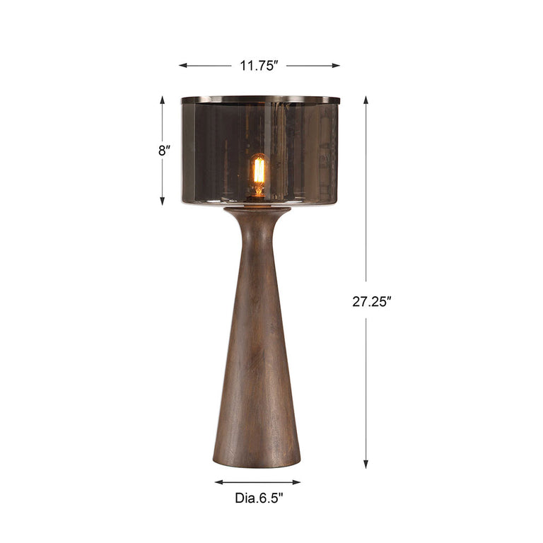 Fernando Table Lamp Rustic Walnut - 27842-1