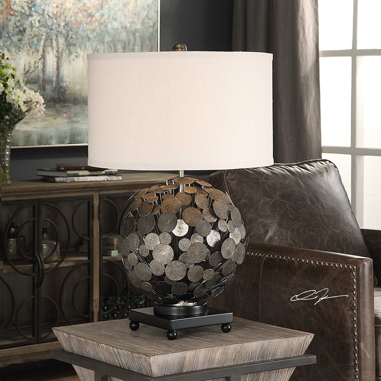 Callisto Table Lamp Metallic Silver - 27844-1