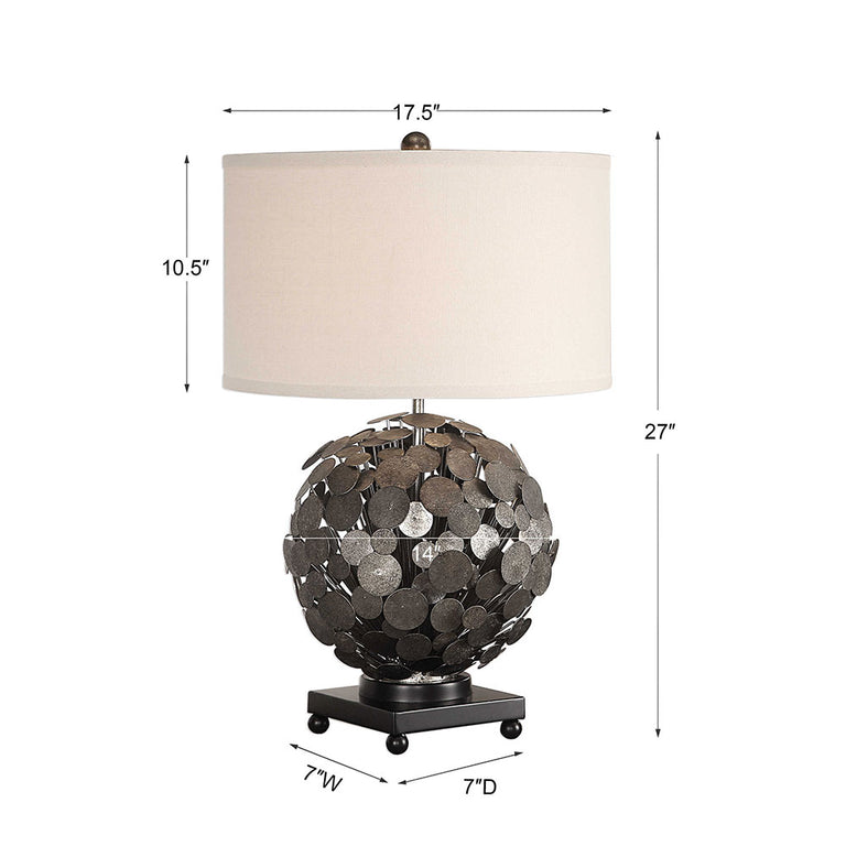 Callisto Table Lamp Metallic Silver - 27844-1