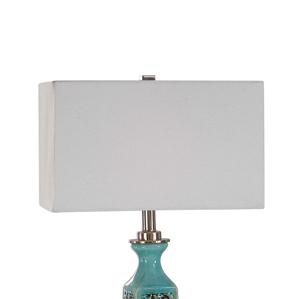 Camille Table Lamp Turquoise - 27869-1