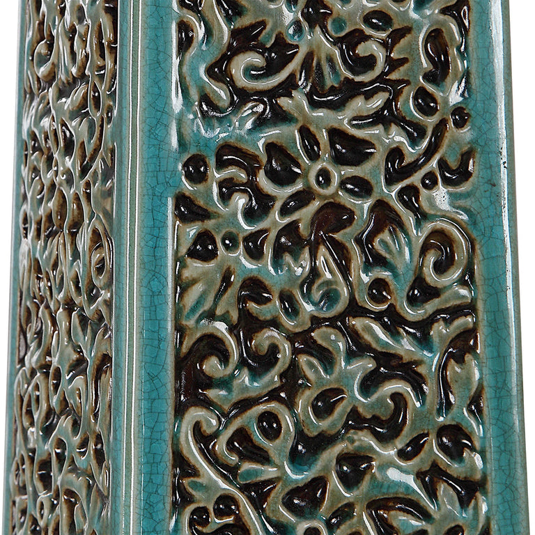 Camille Table Lamp Turquoise - 27869-1