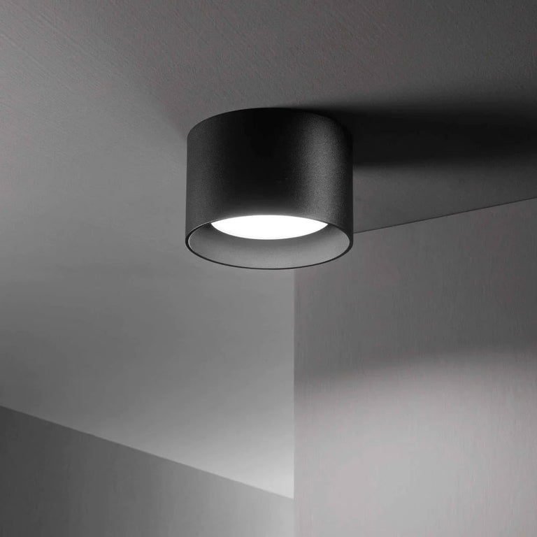 Spike PL1 Round Surface Mounted GX53 Downlight Black - 278704