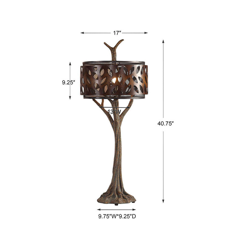 Tremula Table Lamp Antique Metallic Gold - 27877-1