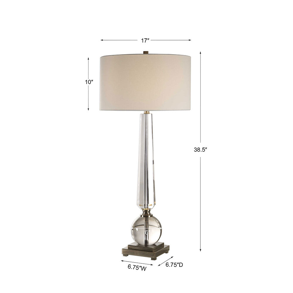 Crista Table Lamp Antique Nickel - 27883