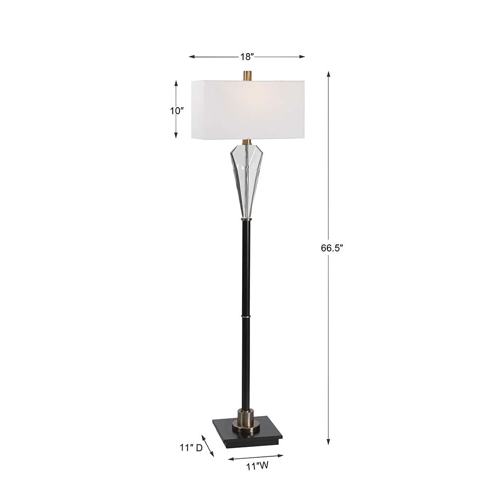 Cora Floor Lamp Antique Brass - 28198-1