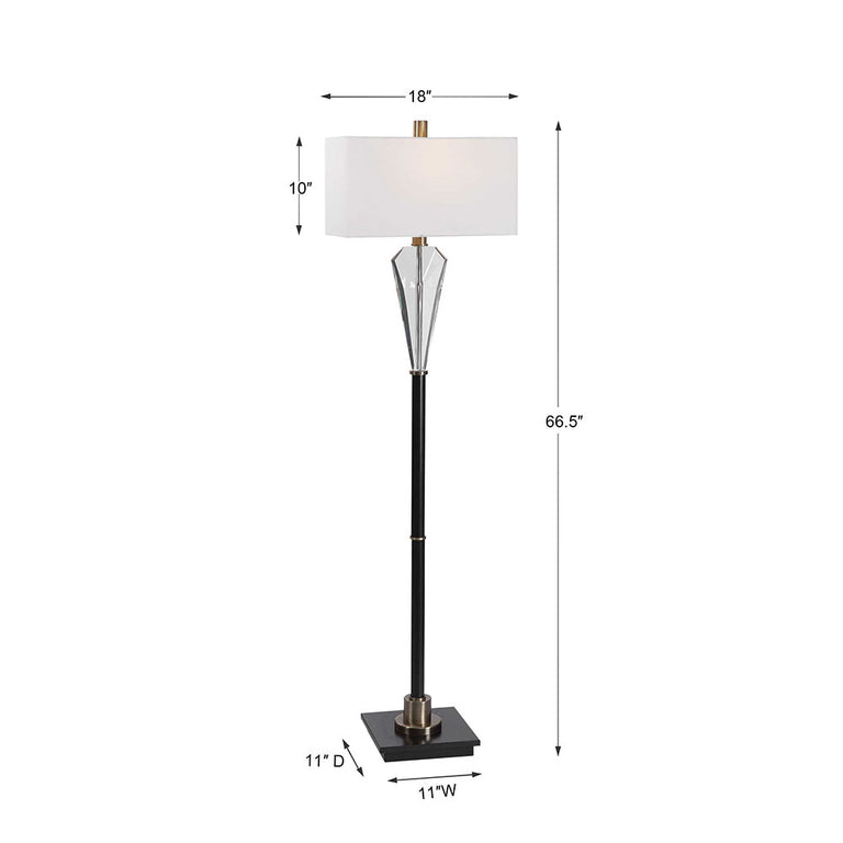 Cora Floor Lamp Antique Brass - 28198-1