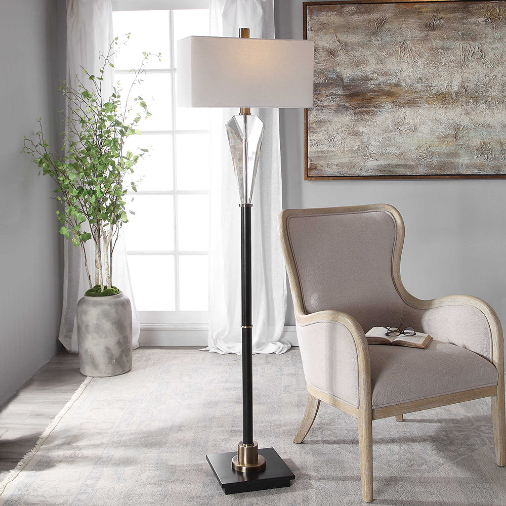 Cora Floor Lamp Antique Brass - 28198-1