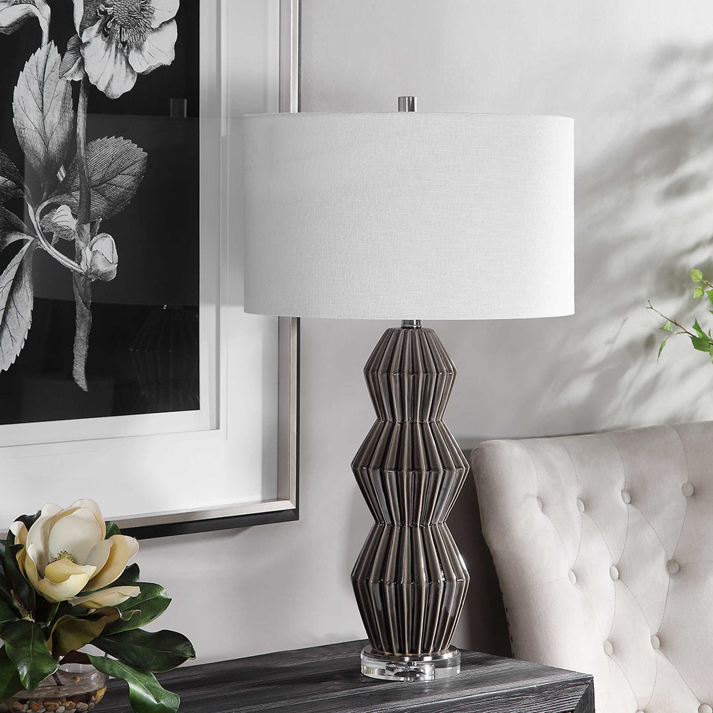 Maxime Table Lamp Grey - 28203-1