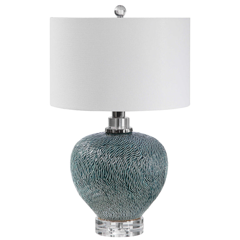 Almera Table Lamp Dark Teal - 28208-1