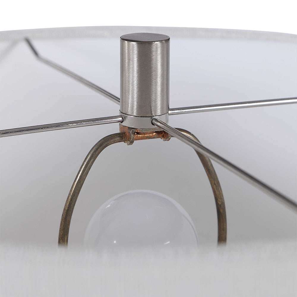 Haldan Table Lamp Brushed Nickel - 28211