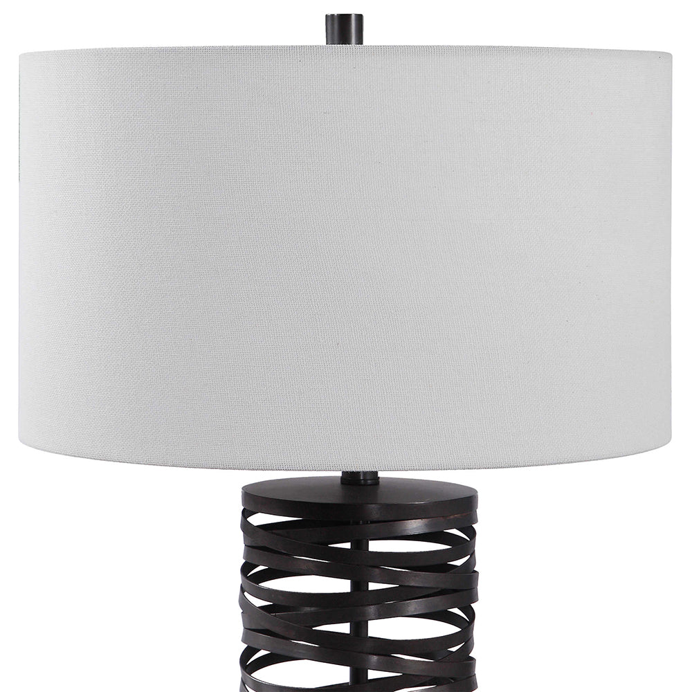 Alita Table Lamp Rust Black - 28213