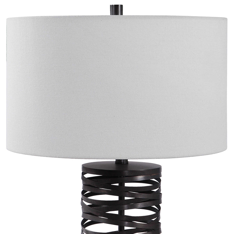 Alita Table Lamp Rust Black - 28213