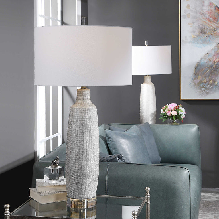 Kathleen Table Lamp Metallic Silver - 28265