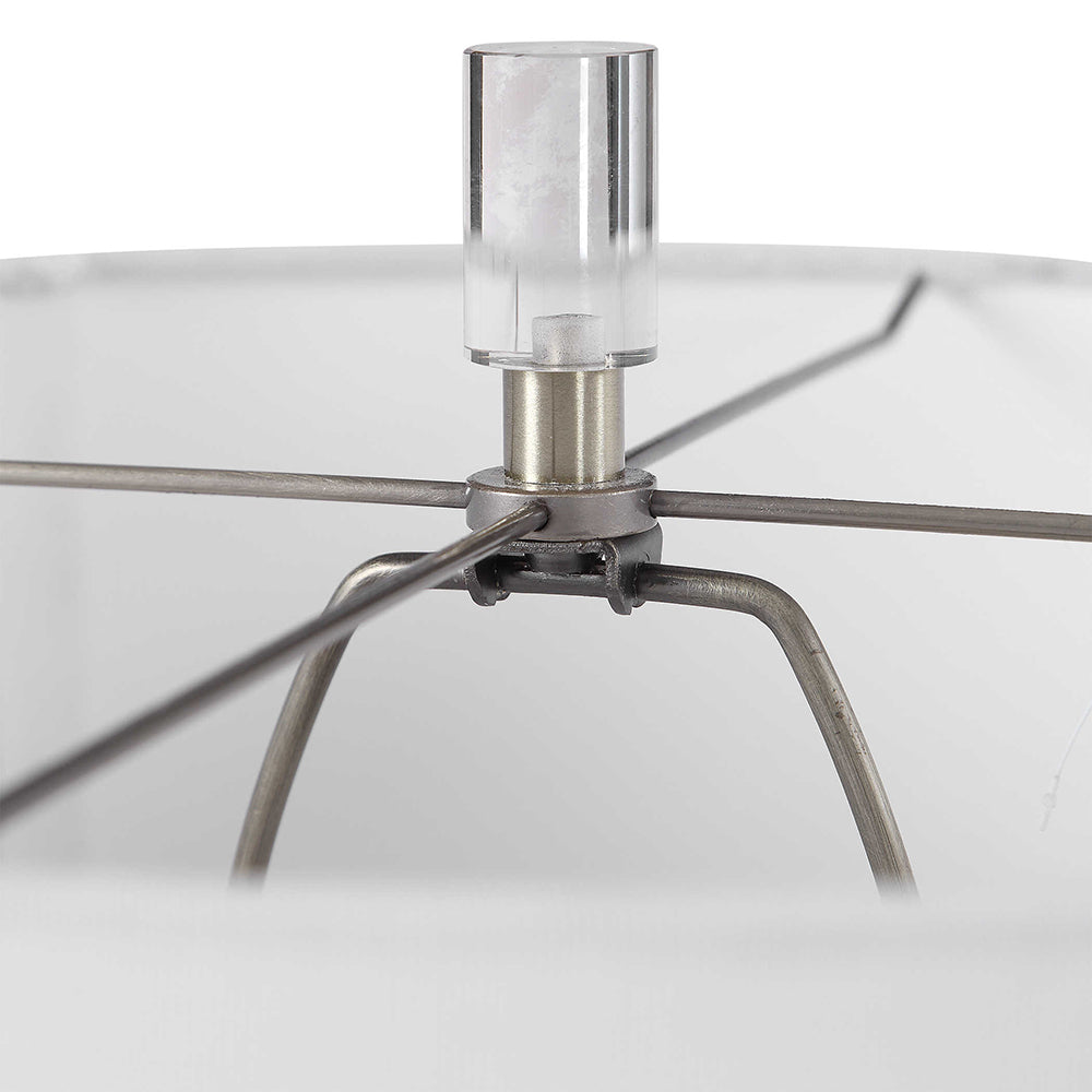 Kathleen Table Lamp Metallic Silver - 28265