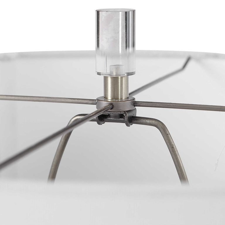 Kathleen Table Lamp Metallic Silver - 28265