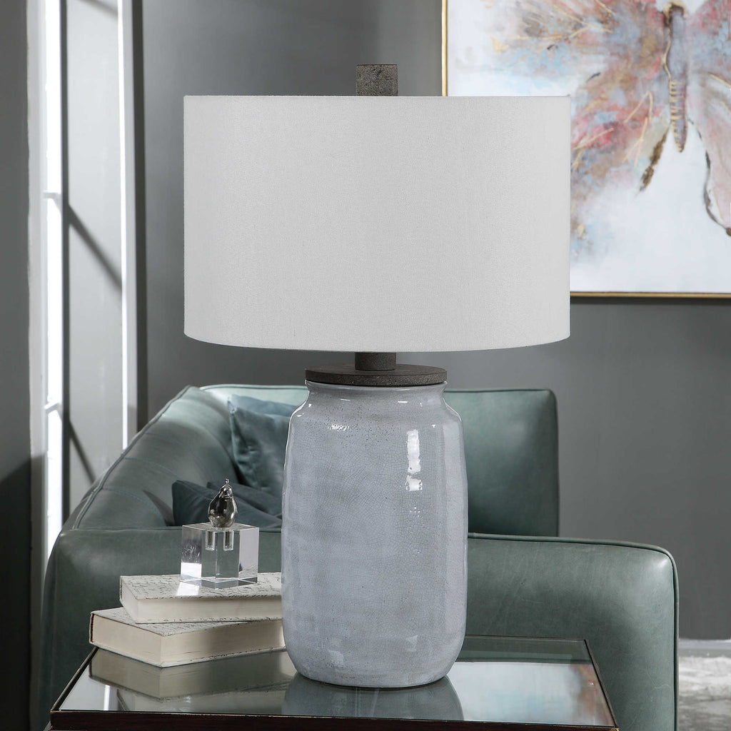 Dimitri Table Lamp Light Blue - 28266-1