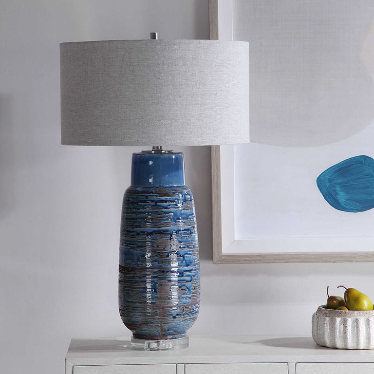 Magellan Table Lamp Blue - 28276