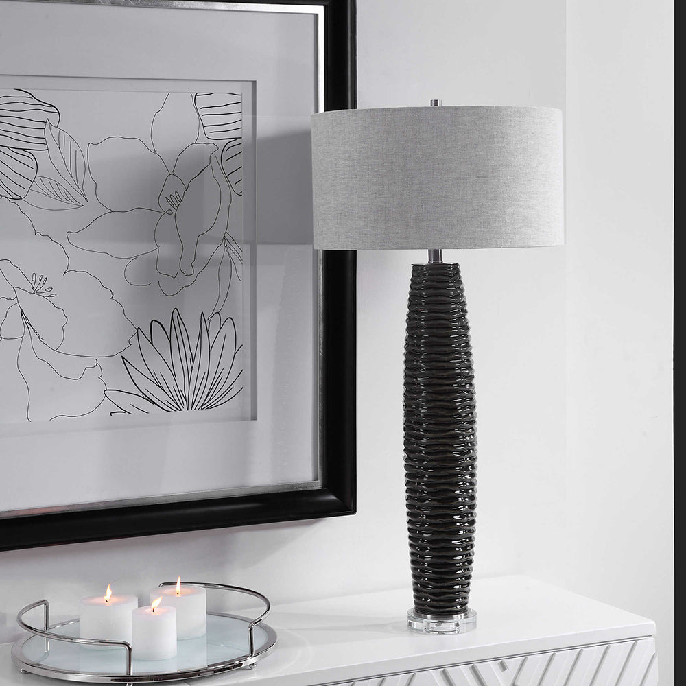 Achilleus Table Lamp Charcoal - 28277