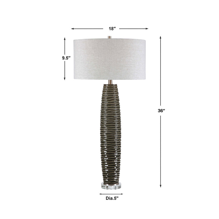 Achilleus Table Lamp Charcoal - 28277