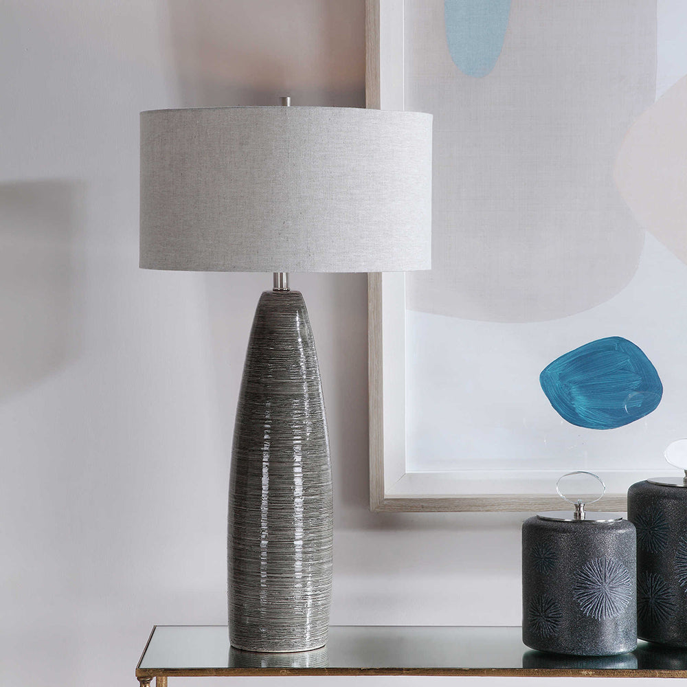 Cosmo Table Lamp Charcoal - 28280