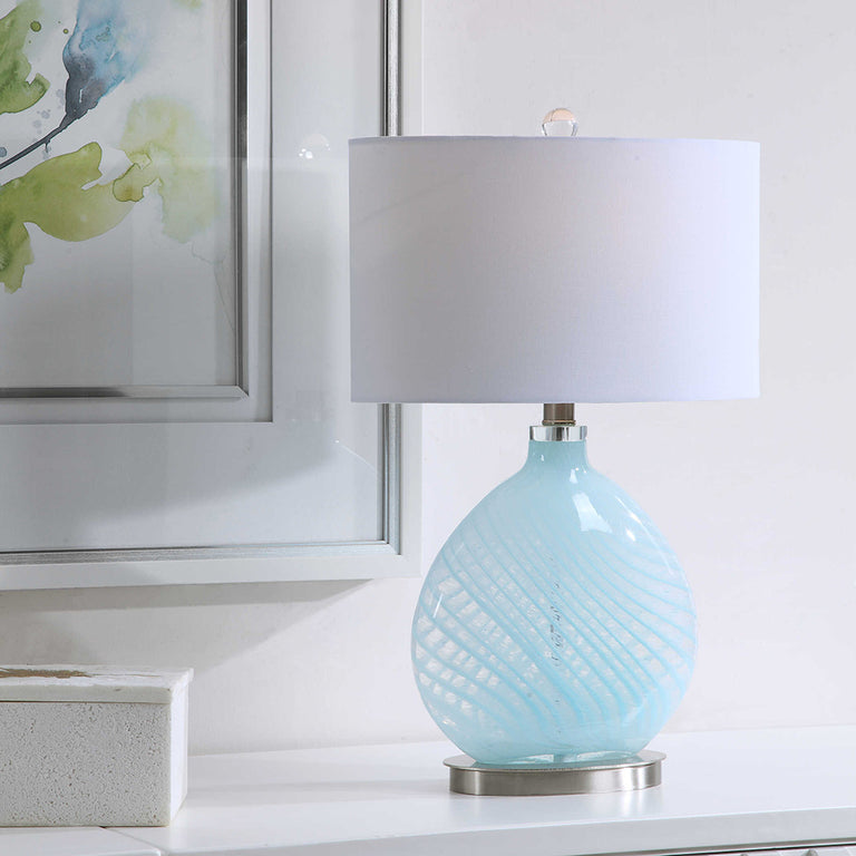 Aquata Table Lamp Light Blue - 28281-1