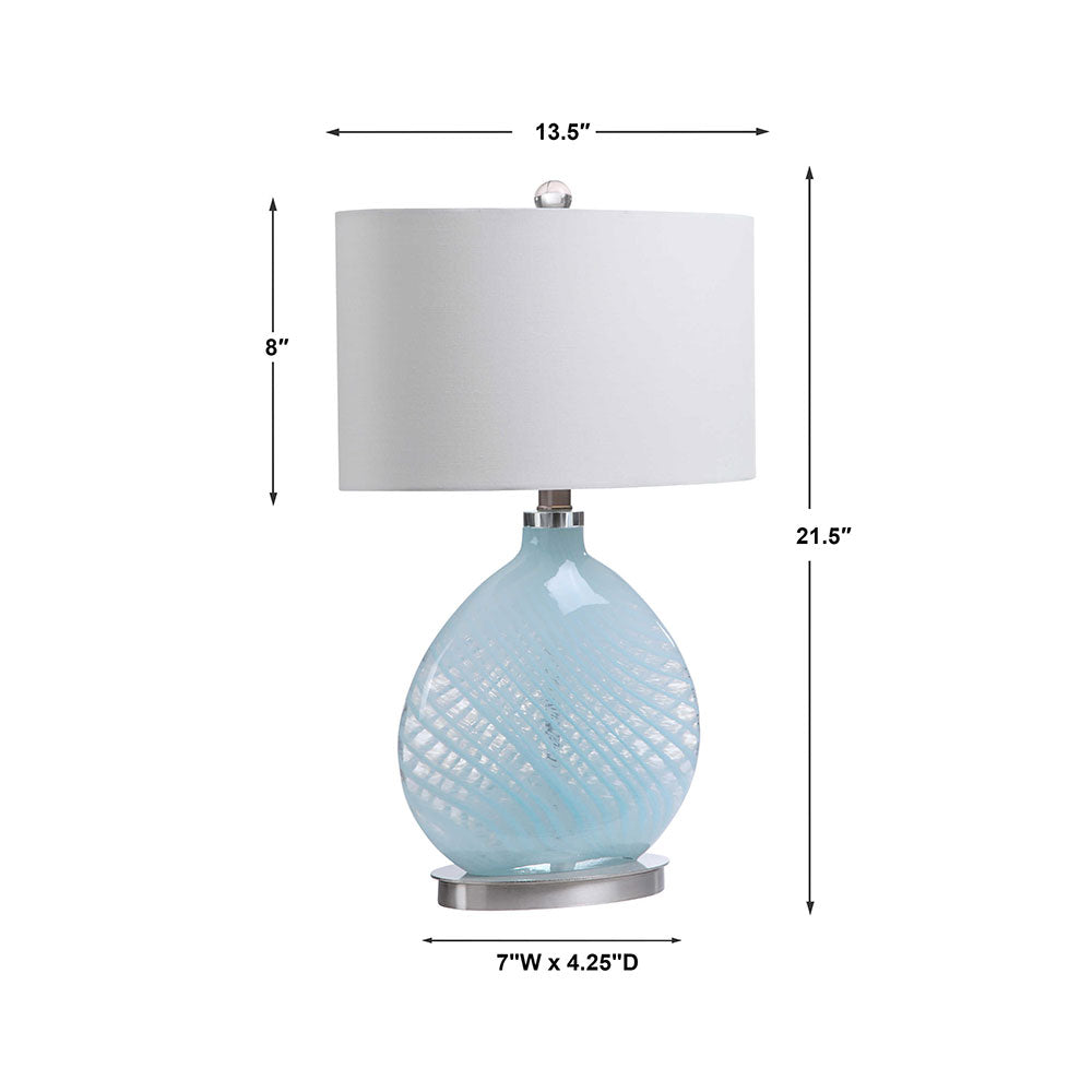 Aquata Table Lamp Light Blue - 28281-1