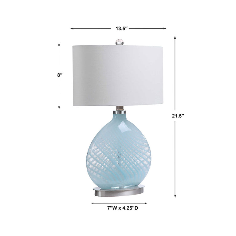 Aquata Table Lamp Light Blue - 28281-1