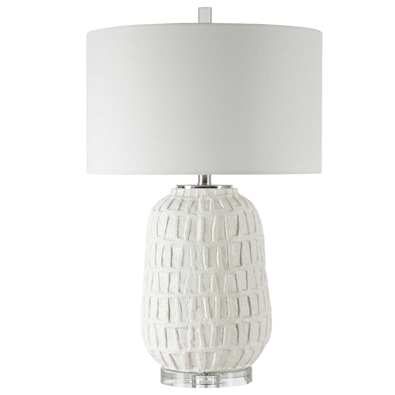 Caelina Table Lamp Aged White - 28283-1