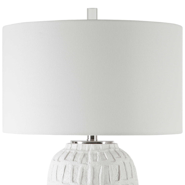 Caelina Table Lamp Aged White - 28283-1