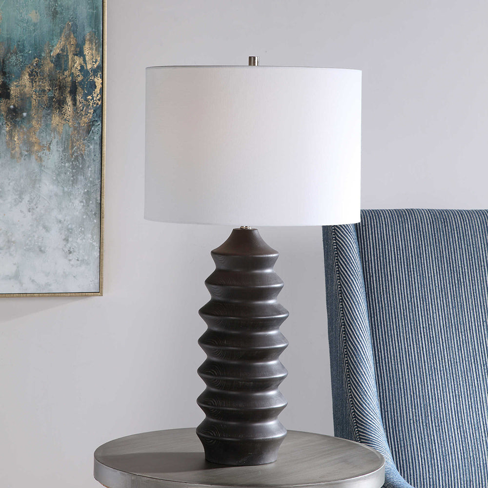 Mendocino Table Lamp Rustic Black - 28288-1