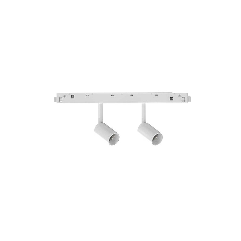 Ego Magnetic Double 2 x 5W LED Track Light White / Warm White - 282947