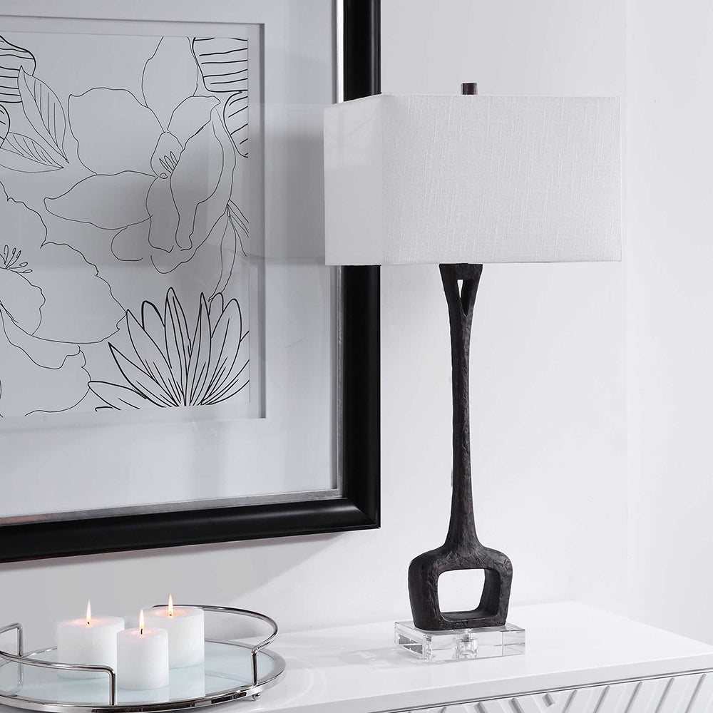 Darbie Table Lamp Aged Black - 28297