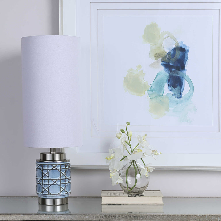 Morrisey Buffet Lamp Light Blue - 28340-1