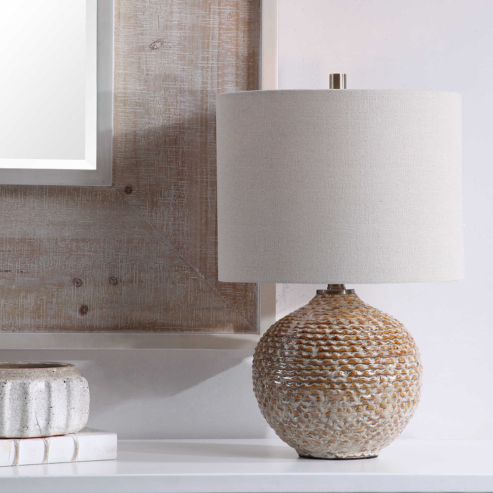 Lagos Table Lamp Rust Brown - 28343-1