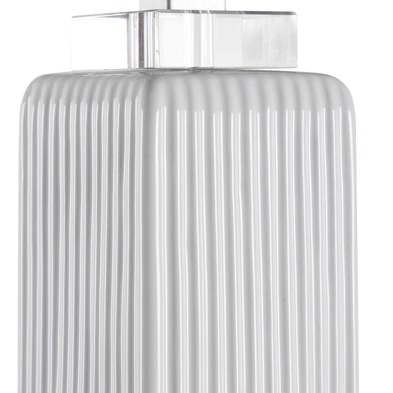 Bennett Table Lamp Gloss White - 28348-1