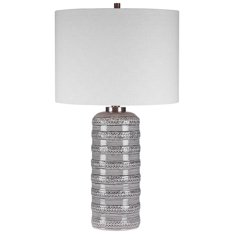 Alenon Table Lamp Light Grey - 28354-1