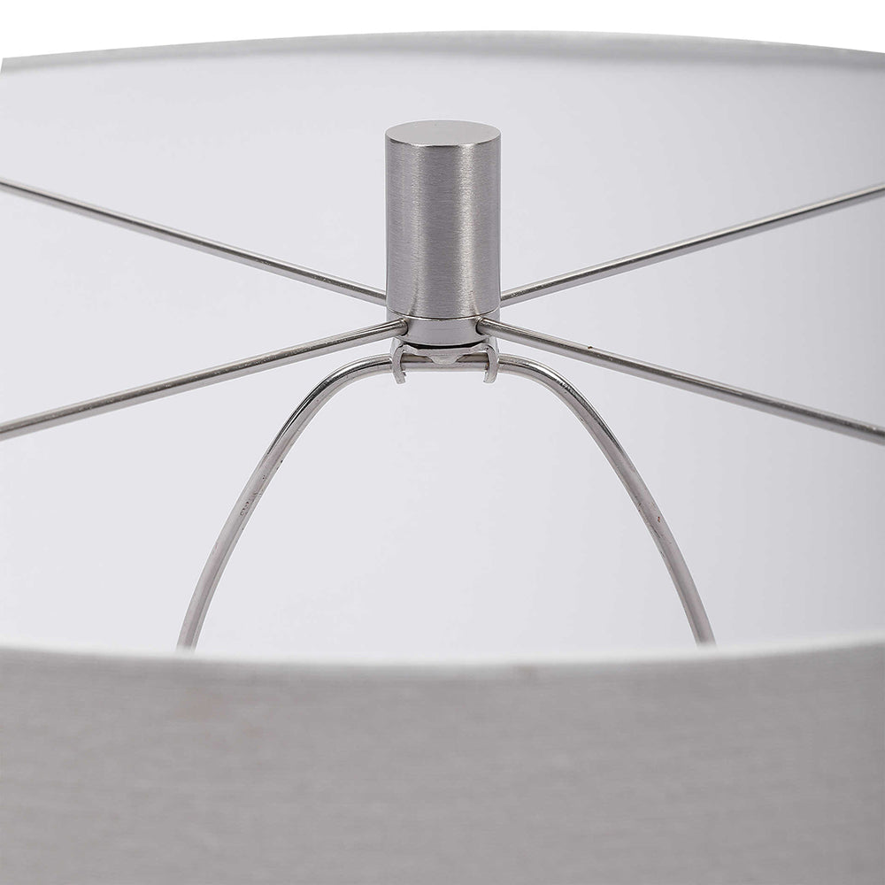 Rewind Table Lamp Soft Grey - 28375