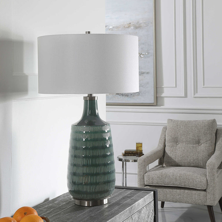 Scouts Table Lamp Teal - 28376-1