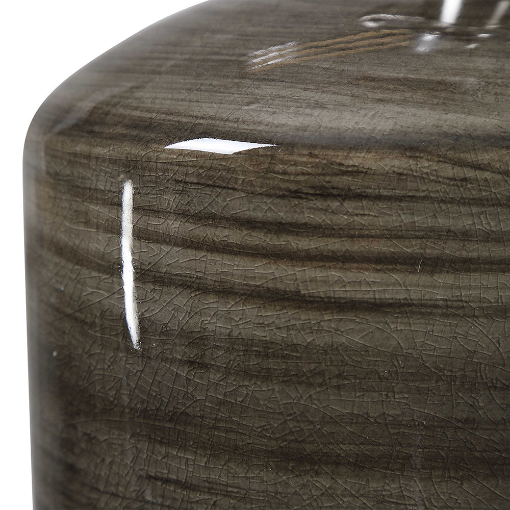 Ebon Table Lamp Charcoal - 28377-1