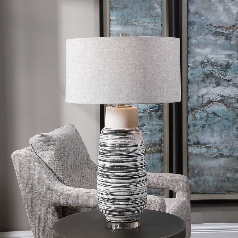 Magellan Table Lamp Ivory - 28378