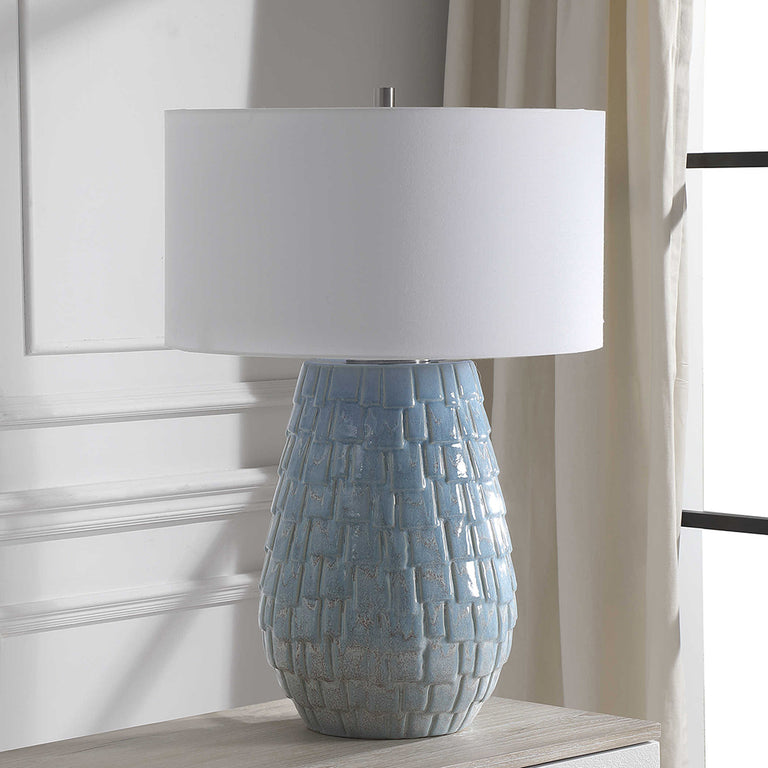 Talima Table Lamp Pastel Blue - 28379-1