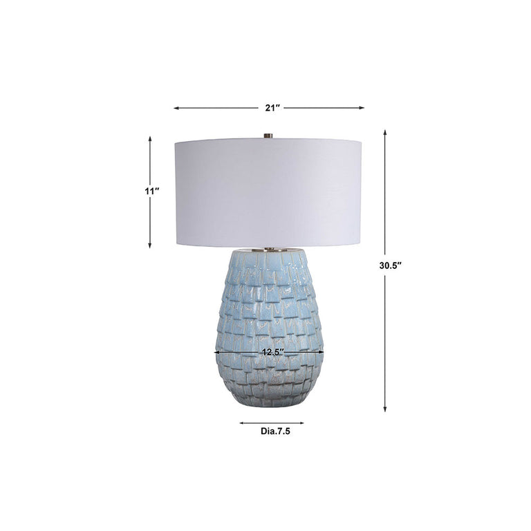 Talima Table Lamp Pastel Blue - 28379-1
