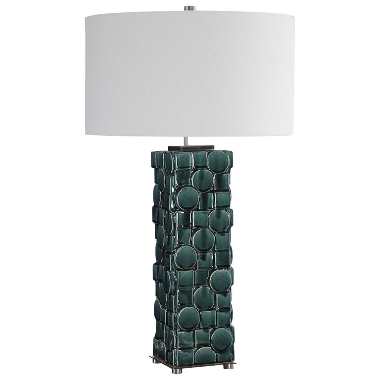 Geometry Table Lamp Green - 28385