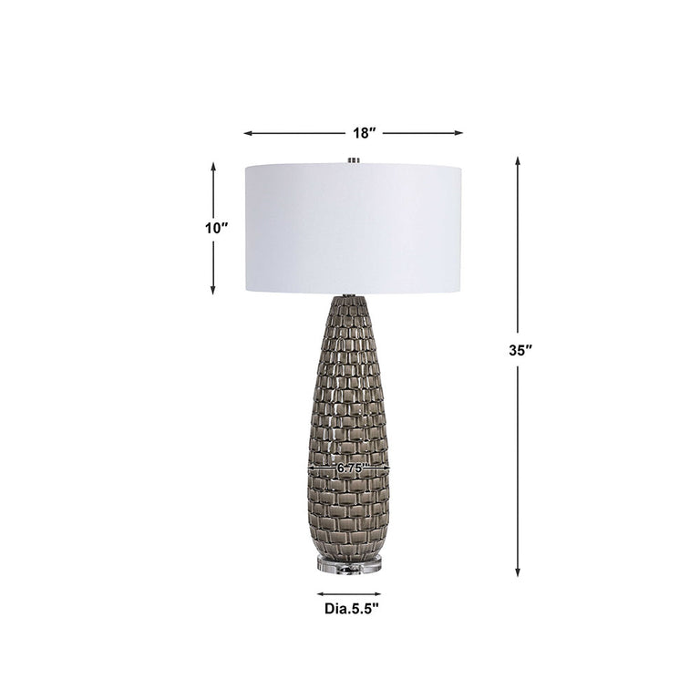 Belregard Table Lamp Charcoal - 28386