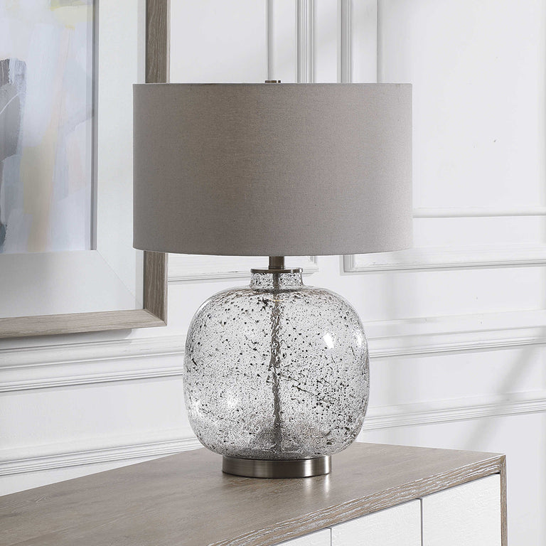 Storm Table Lamp Brushed Nickel - 28389-1