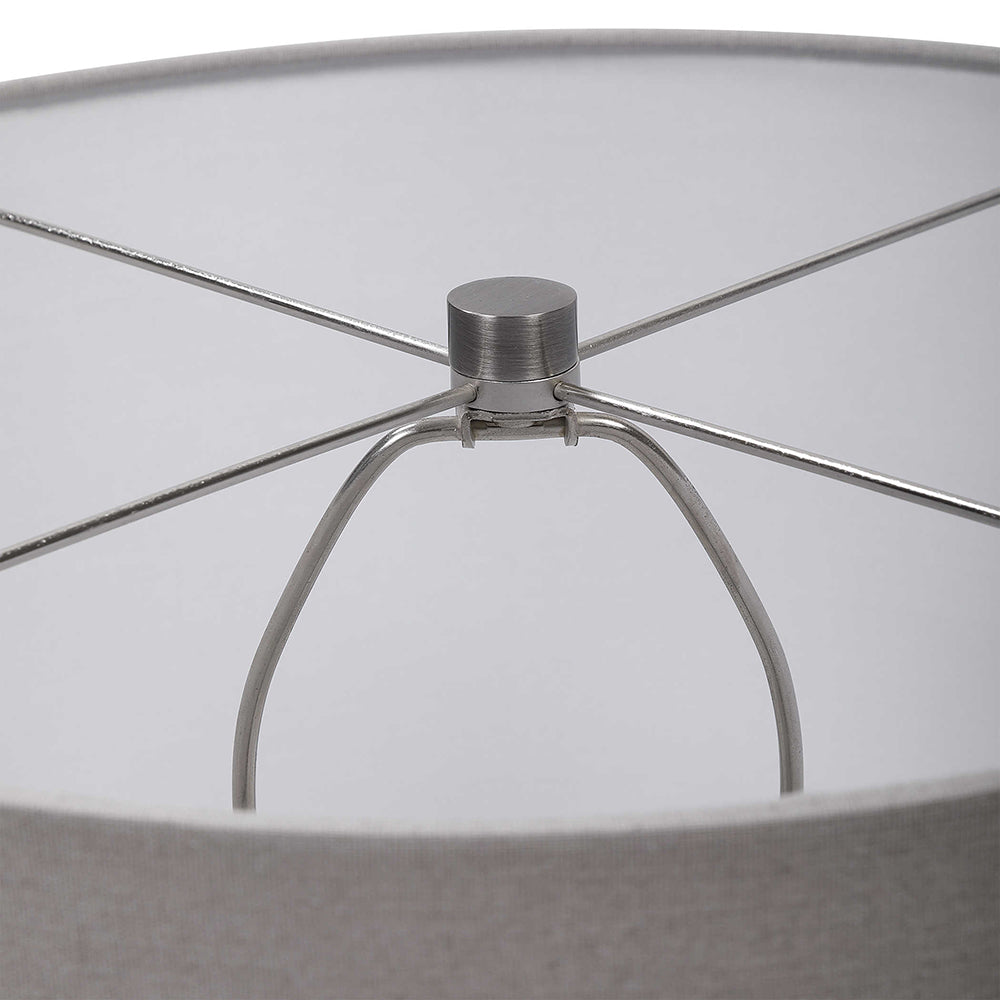Storm Table Lamp Brushed Nickel - 28389-1
