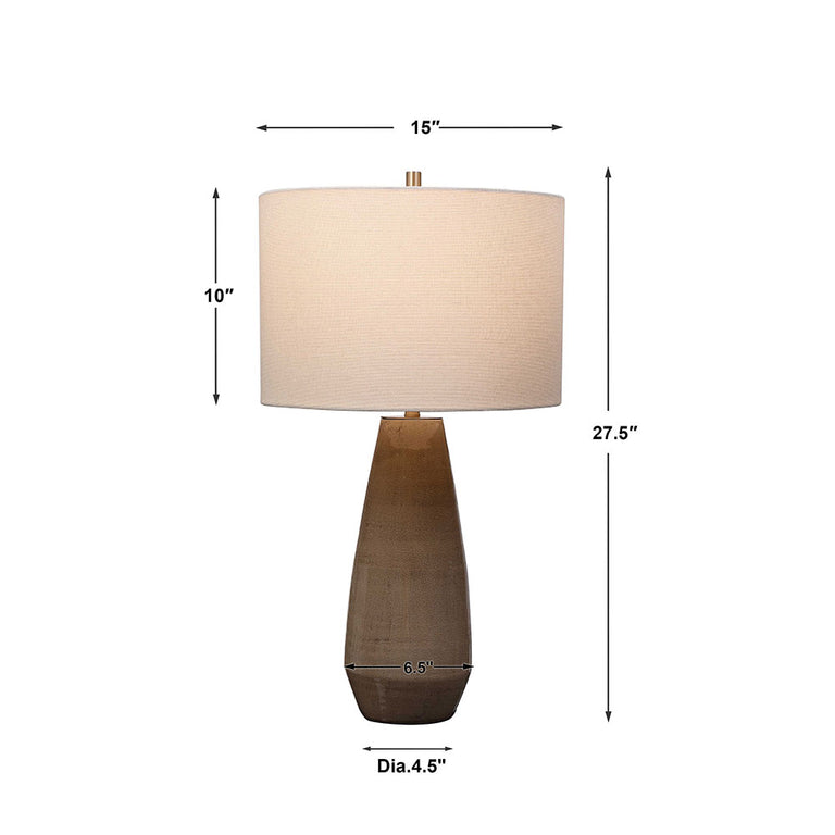 Volterra Table Lamp Brushed Brass - 28394-1
