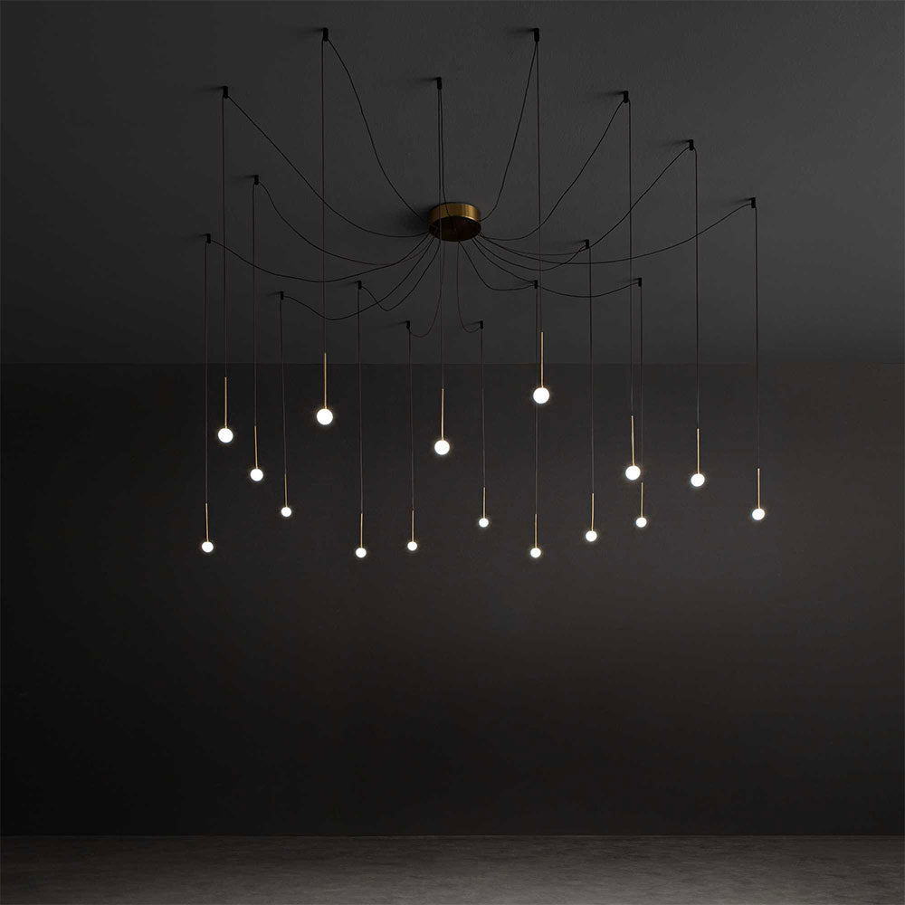 Lucciola SP16 16W LED Pendant Brass / Warm White - 284019